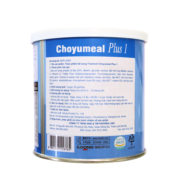 Sữa Non ILDONG Truemom Plus số 1 - 90 gói x 1g cho bé từ 0-12 tháng tuổi