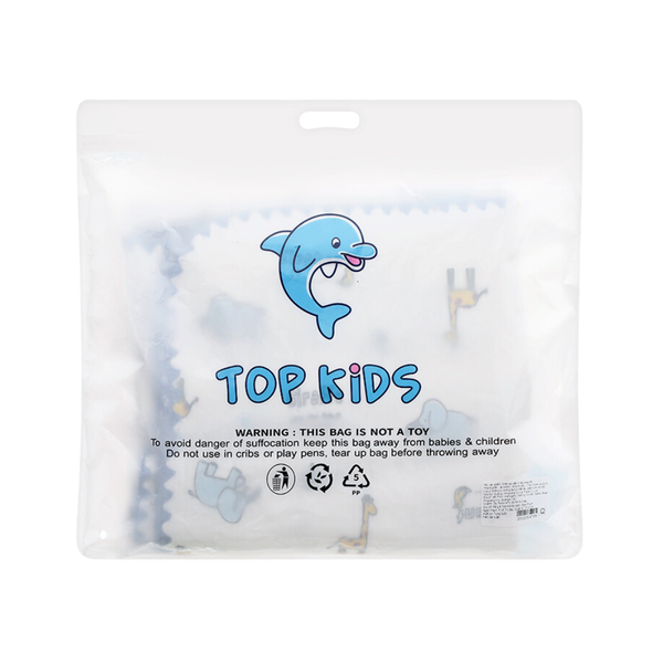 Khăn lụa sợi tre Top kids 110x110cm (có thể dùng làm chăn đắp)