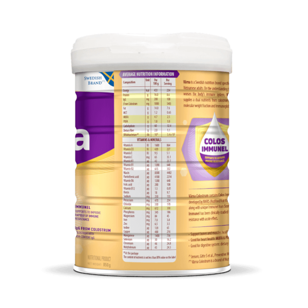 Sữa Nutifood Varna Colostrum 850g (hỗ trợ cơ xương, tim mạch, tiêu hóa, tăng cường đề kháng)
