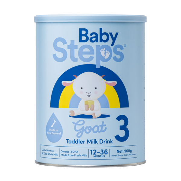 Sữa dê Baby Steps số 3 (900g) cho bé từ 12-36 tháng tuổi