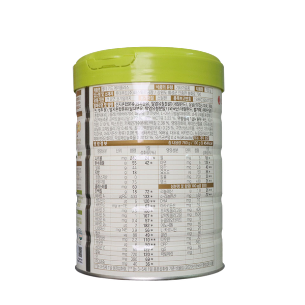 Sữa Lotte Kid A+ (760g) cho bé từ 1 tuổi