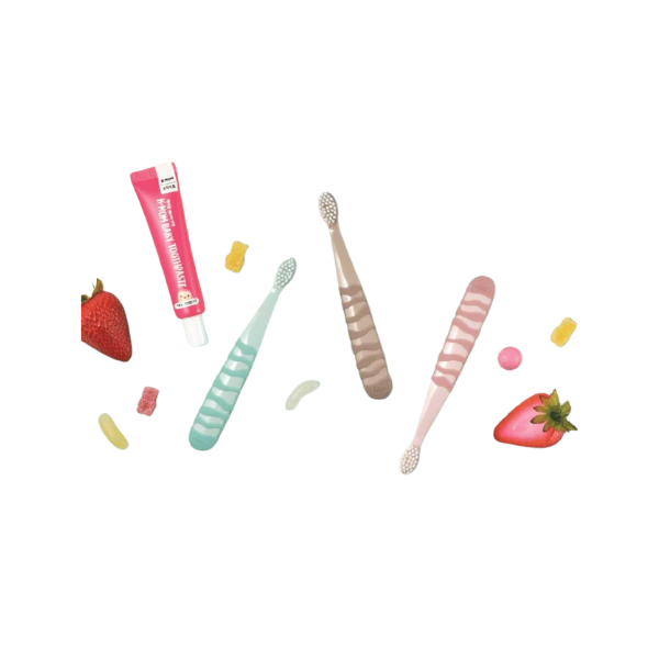 Bàn chải đánh răng trẻ em K-mom 12-36m (nâu)