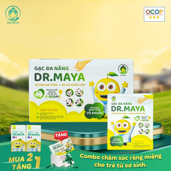 Gạc răng miệng Dr. Maya 15 gói