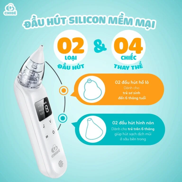 Máy hút mũi trẻ em Chibé Plus CB006