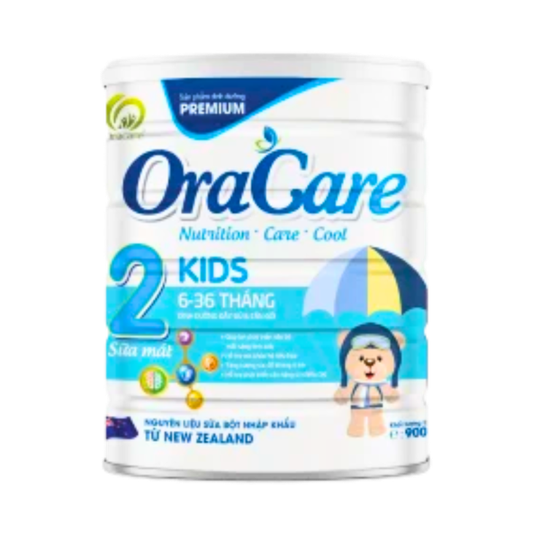 Sữa OraCare Kids số 2 (900g) cho bé từ 6-36 tháng tuổi