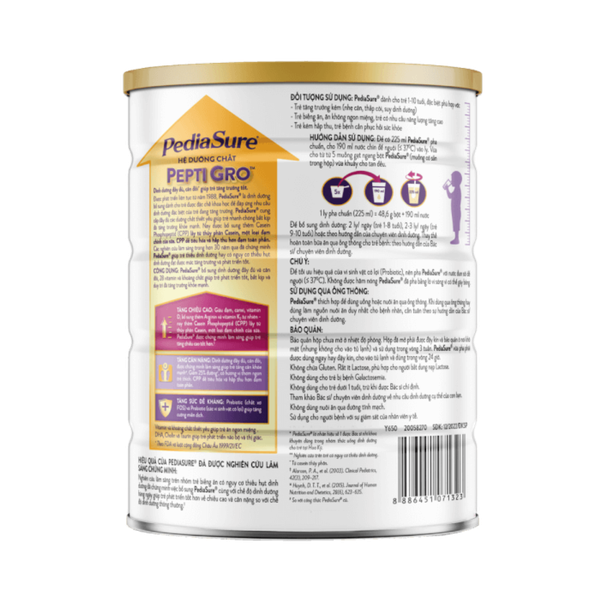 Sữa Pediasure (850g) cho bé từ 1-10 tuổi