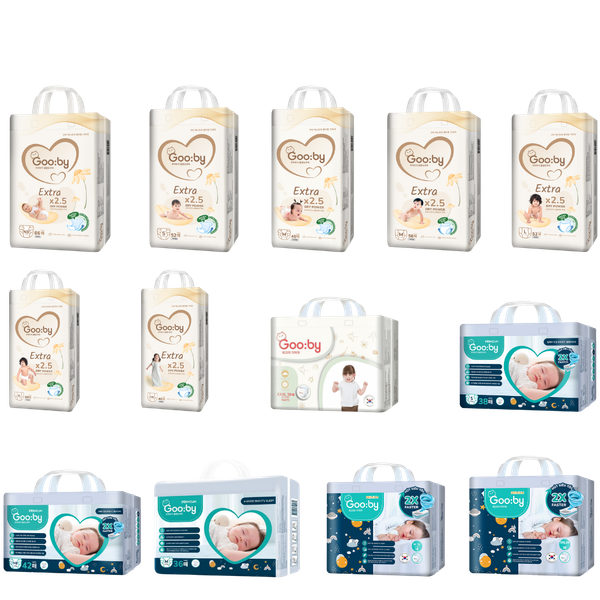 Tã Gooby Extra Ngày Dán S-54 (cũ S-52) (4 - 8 kg)