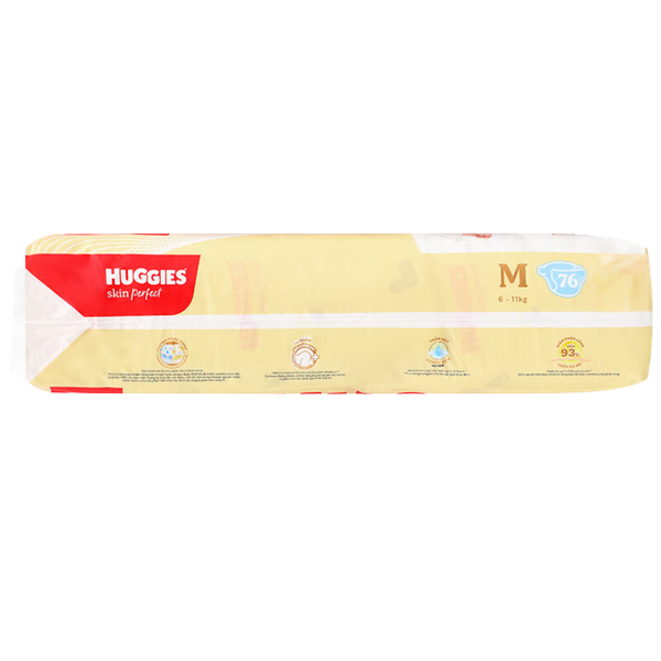 Tã Huggies Dán Skin Perfect M-76 (6-11 Kg)