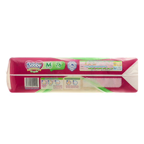 Tã Bobby Quần M-76 (6 - 11 kg)