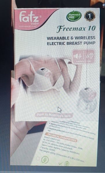 Máy hút sữa điện rảnh tay Freemax 10 - Fatzbaby - FB1206MB
