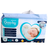 Tã Gooby Premium Đêm Dán NB-42 (< 5 kg)