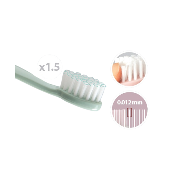 Bàn chải đánh răng trẻ em K-mom 12-36m (hồng)