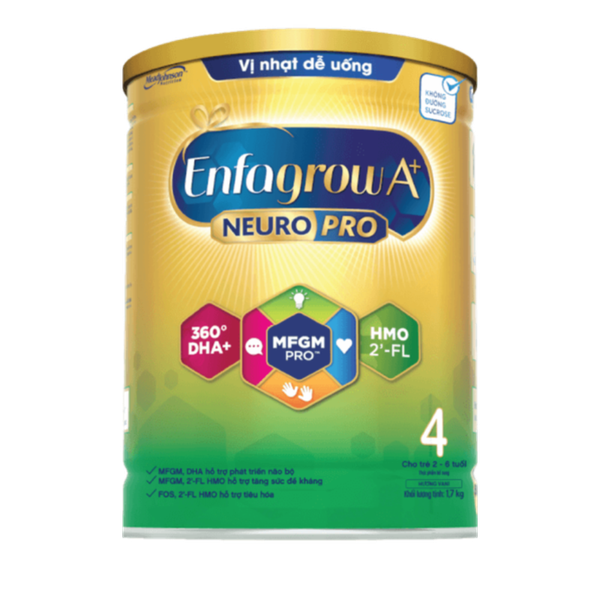 Sữa Enfagrow A+ NeuroPro số 4 (1,7kg) cho bé từ 2-6 tuổi