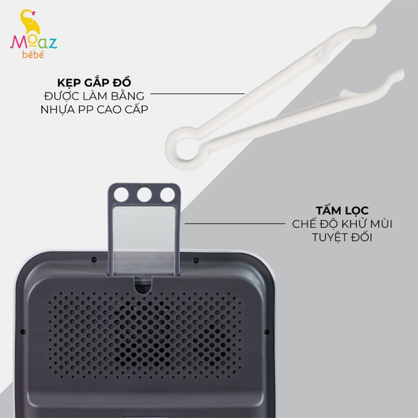 Máy tiệt trùng tia UV-C và bảo quản bình sữa Moaz Bebe MB-025