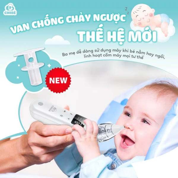 Máy hút mũi trẻ em Chibé Plus CB006