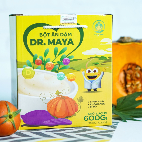 Bột ăn dặm Dr. Maya 3 vị rau củ 300g (15 gói)