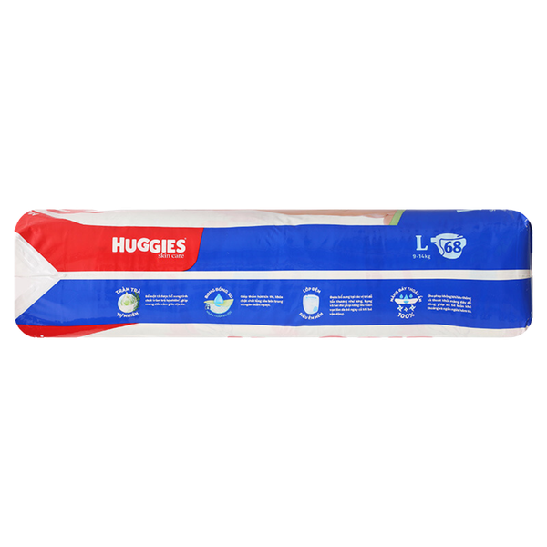 Tã Huggies Dán Skin care size L-68 (9 - 14 Kg)