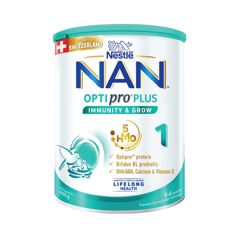 Sữa Nan Optipro Plus số 1 (400g) cho bé từ 0-6 tháng tuổi