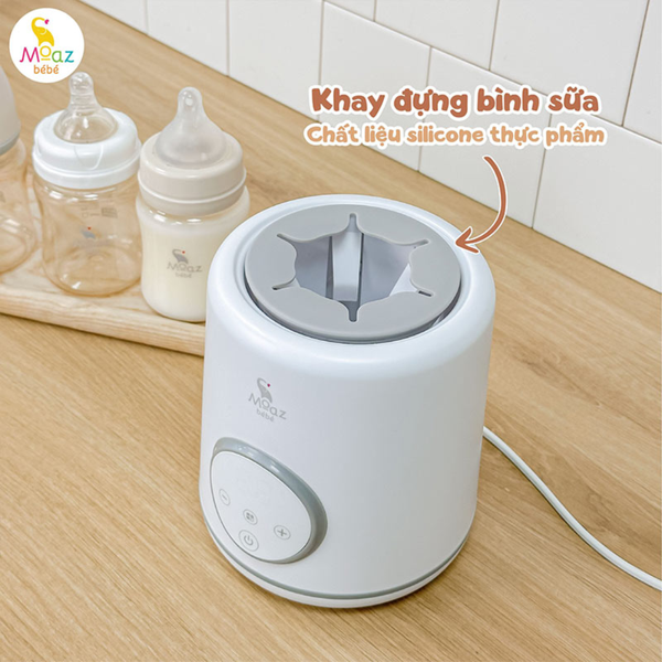 Máy lắc bình sữa và giữ ấm sữa tự động Moaz Bebe MB-079