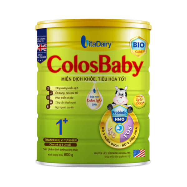 Sữa ColosBaby Bio 1+ (800g) cho bé từ 1-2 tuổi