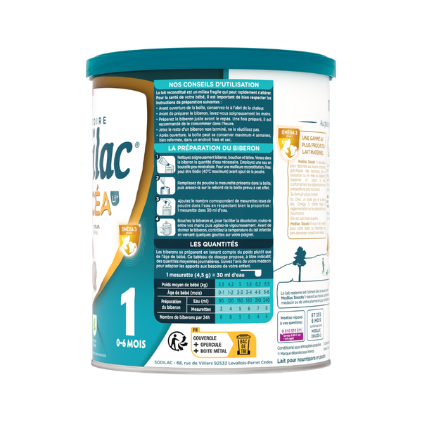 Sữa Modilac Doucéa số 1 (800g) cho bé từ 0-6 tháng tuổi