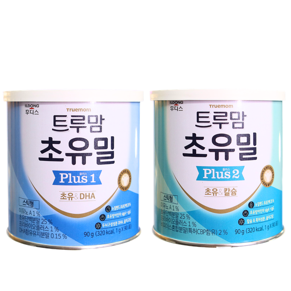 Sữa Non ILDONG Truemom Plus số 1 - 90 gói x 1g cho bé từ 0-12 tháng tuổi