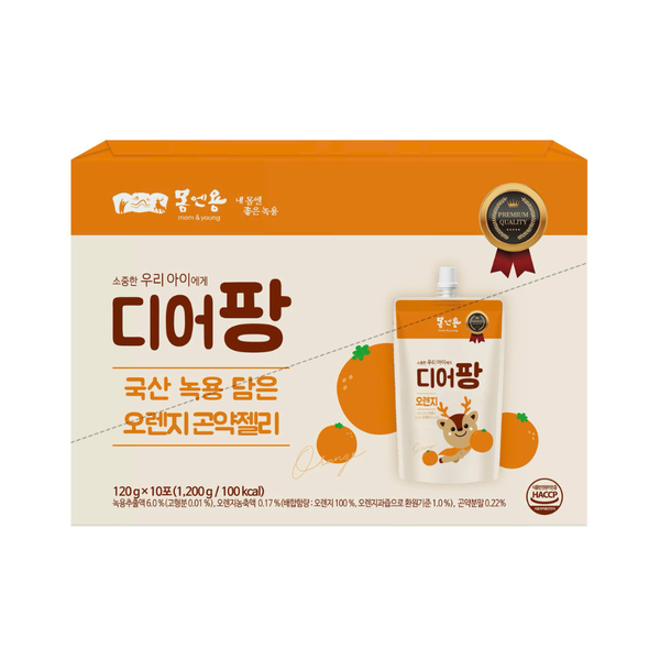 Nước thạch nhung hươu Deer Pang vị cam (từ 12m, 6% gạc hươu non)