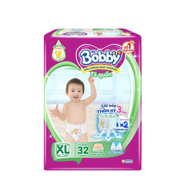 Tã Bobby Quần XL-32 (12 - 17 kg)