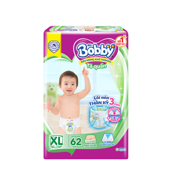 Tã Bobby Quần XL-62 (12 - 17 kg)