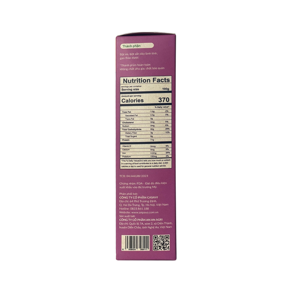 Nui ăn dặm gạo thảo dược ANPASO 150g