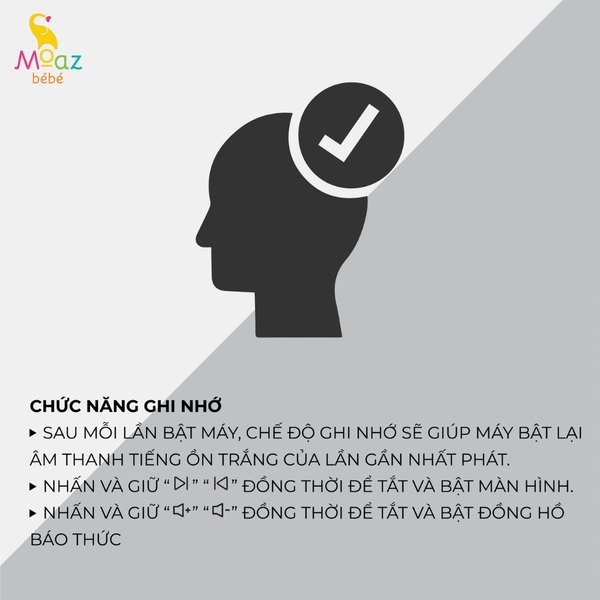 Máy tạo tiếng ồn trắng Moaz bebe MB-057