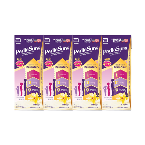 Sữa BPS PediaSure 180ml cho bé trên 1 tuổi (lốc 4 hộp)