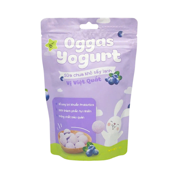 Sữa chua khô sấy lạnh Oggas vị việt quất