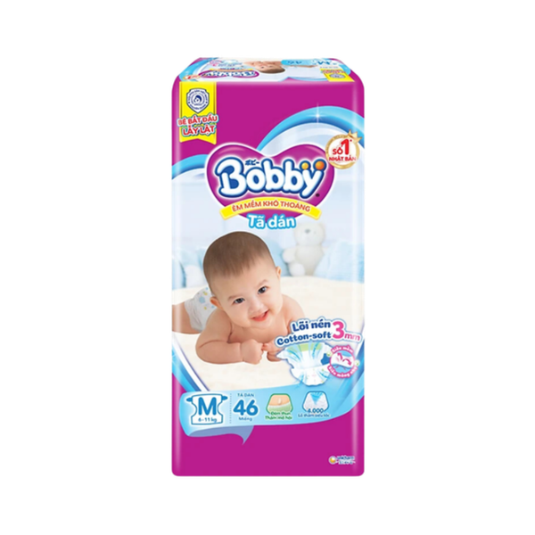 Tã Bobby Dán M-46 (6 - 11 kg)