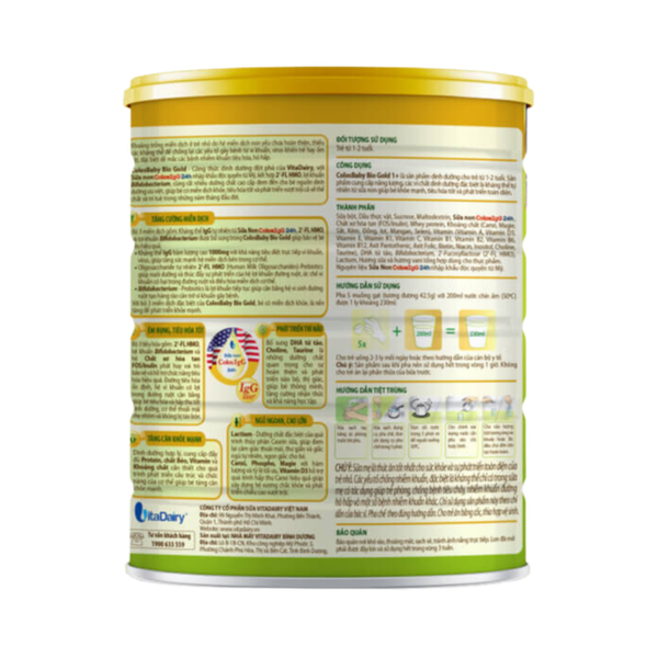 Sữa ColosBaby Bio 1+ (800g) cho bé từ 1-2 tuổi