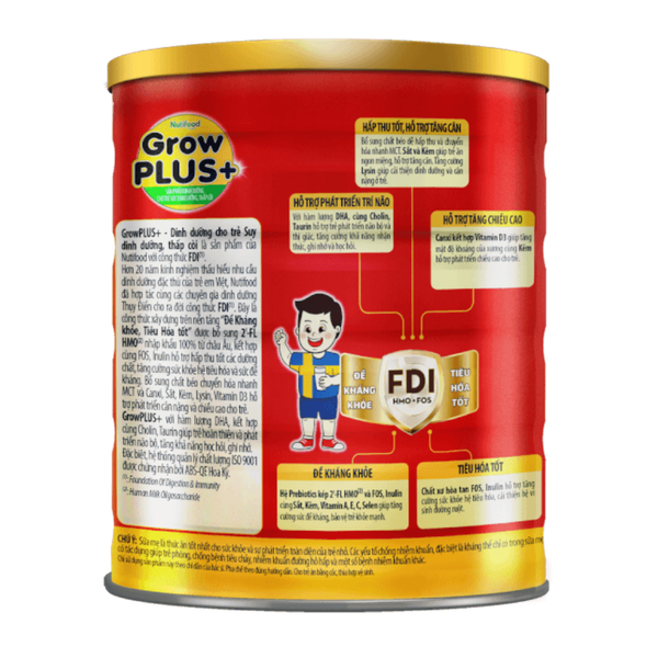 Sữa Nutifood Grow PLUS+ đỏ (1,5kg) cho bé trên 1 tuổi