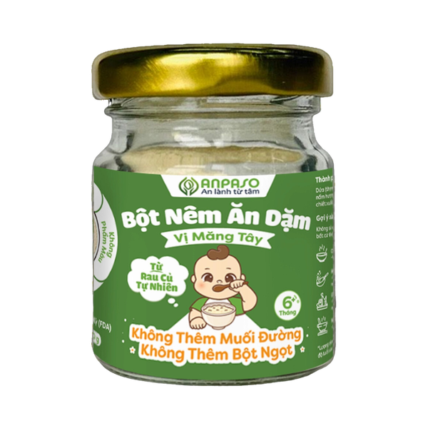 Bột nêm ăn dặm vị măng tây 60g ANPASO