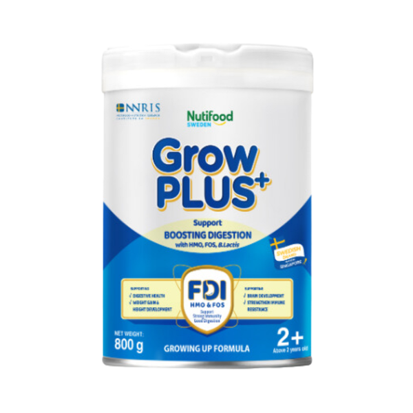 Sữa Nutifood Grow PLUS+ xanh 2+ (800g) cho bé trên 2 tuổi