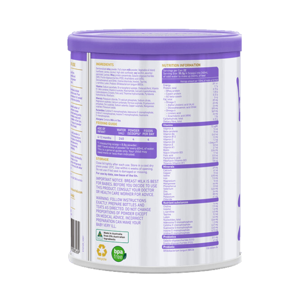 Sữa Bubs Supreme đạm A2 số 2 (800g) dành cho bé từ 6-12 tháng tuổi