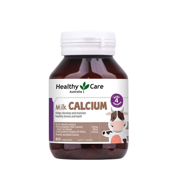 Healthy care Milk Cancium Úc viên sữa bổ sung Canxi (4m+)