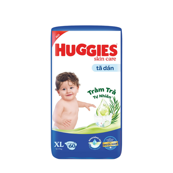 Tã Huggies Dán Skin care size XL-60 (11 - 16 Kg)