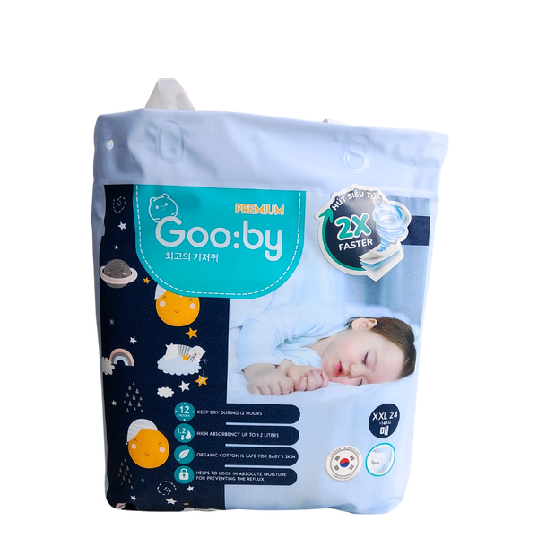 Tã Gooby Premium Đêm Quần XXL-26 (cũ XXL-24) (14 - 20 kg)