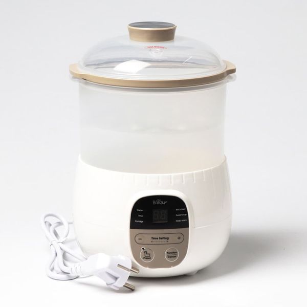 Nồi nấu cháo chậm Bear 0,8L vàng (SUBE001)