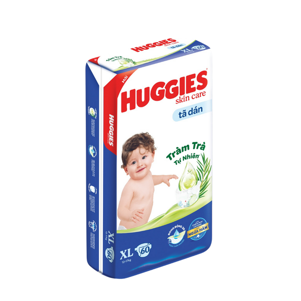 Tã Huggies Dán Skin care size XL-60 (11 - 16 Kg)