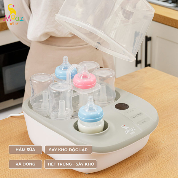 Máy tiệt trùng sấy khô và hâm sữa Moaz Bebe MB-005