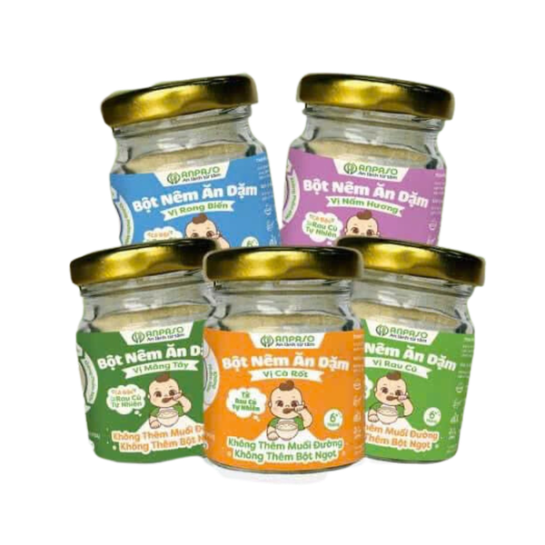 Bột nêm ăn dặm vị cà rốt 60g ANPASO