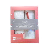 Khăn tắm Muslin sợi tre bamboo TinyLove 120x120 (set 2)