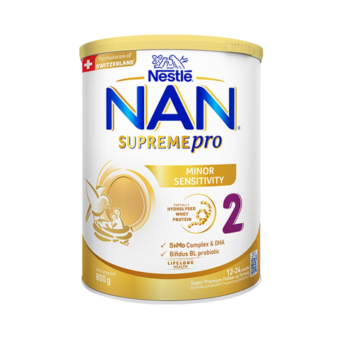 Sữa Nan Supreme Pro số 2 (800g) cho bé từ 12-24 tháng tuổi