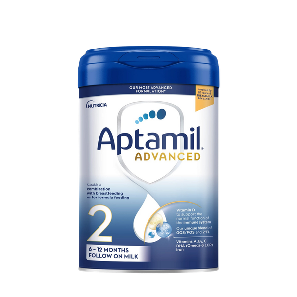 Sữa Aptamil Advanced Anh số 2 (800g) cho bé từ 6-12 tháng tuổi