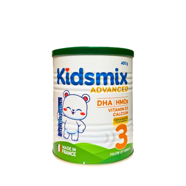 Sữa Kidsmix Advanced số 3 (400g) cho bé từ 24-36 tháng tuổi
